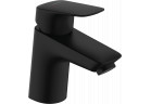 Jednouchwytowa bateria umywalkowa 70 z metalowym kompletem odpływowym, Hansgrohe Logis - Czarny Matowy