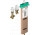 Zestaw podstawowy do 3-otworowej jednouchwytowej baterii na brzeg wanny, sBox, Hansgrohe 