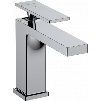 Jednouchwytowa bateria umywalkowa 110 CoolStart EcoSmart+ z kompletem odpływowym z cięgłem, Hansgrohe Tecturis E - Chrom 