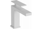 Jednouchwytowa bateria umywalkowa 110 CoolStart EcoSmart+ z kompletem odpływowym z cięgłem, Hansgrohe Tecturis E - Biały Matowy