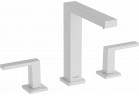 3-otworowa bateria umywalkowa 150 z kompletem odpływowym Push-Open, Hansgrohe Tecturis E - Biały Matowy