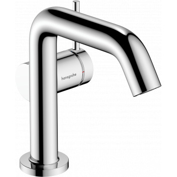 Jednouchwytowa bateria umywalkowa 110 Fine, CoolStart z kompletem odpływowym, Hansgrohe Tecturis S - Chrom  