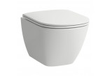 Miska WC podwieszana krótka, Rimless, wersja ADVANCED, Laufen Lua - Biały 