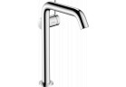 Jednouchwytowa bateria umywalkowa 240 Finie do umywalek nablatowych, CoolStart z kompletem odpływowym Push-Open, Hansgrohe Tecturis S - Chrom 