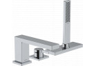 3-otworowa, jednouchwytowa bateria na brzeg wanny z sBox, element zewnętrzny, Hansgrohe Tecturis E -  Chrom