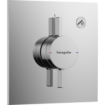 Bateria z mieszaczem, podtynkowa do 1 odbiornika, Hansgrohe DuoTurn E - Chrom  