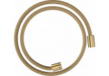 Tekstylny wąż prysznicowy 1,25 m z nakrętkami cylindrycznymi, AXOR ShowerSolutions - Złoty Optyczny Szczotkowany