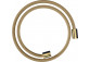 Tekstylny wąż prysznicowy 1,25 m z nakrętkami cylindrycznymi, AXOR ShowerSolutions - Złoty Optyczny Polerowany