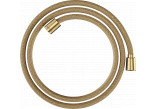 Tekstylny wąż prysznicowy 1,60 m z nakrętką stożkową i cylindryczną, AXOR ShowerSolutions  - Złoty Optyczny Szczotkowany