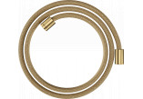 Tekstylny wąż prysznicowy 1,60 m z nakrętkami cylindrycznymi, AXOR ShowerSolutions - Złoty Optyczny Szczotkowany