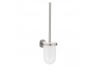 Szczotka toaletowa (komplet), Grohe Essentials - Stal nierdzewna 