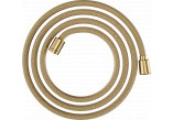  Tekstylny wąż prysznicowy 2 m z nakrętką cylindryczną i stożkową, AXOR ShowerSolutions - Złoty Optyczny Szczotkowany
