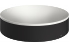 Umywalka nablatowa 400 bez otworu na baterię i przelewu, AXOR Suite Basins & Bathtub - Czarny Matowy