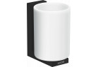 Kubek na szczoteczki do zębów, AXOR Universal Rectangular - Czarny Matowy