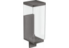 Dozownik mydła w płynie, AXOR Universal Rectangular - Czarny Chrom Szczotkowany