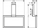 Wieszak na ręcznik typu Ring, AXOR Universal Rectangular - Nikiel Szczotkowany