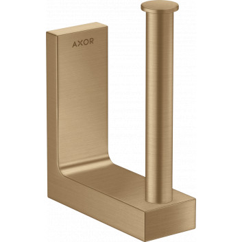 Uchwyt na zapasowy papier toaletowy, AXOR Universal Rectangular - Brąz Szczotkowany