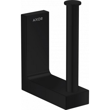 Uchwyt na zapasowy papier toaletowy, AXOR Universal Rectangular - Czarny Matowy