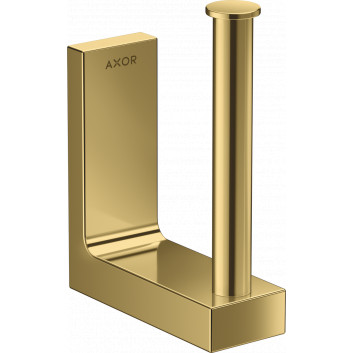 Uchwyt na zapasowy papier toaletowy, AXOR Universal Rectangular - Złoty Optyczny Polerowany