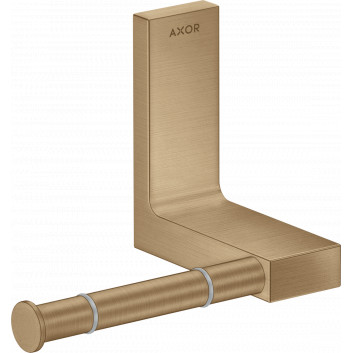 Uchwyt na papier toaletowy, AXOR Universal Rectangular - Brąz Szczotkowany