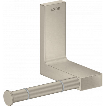 Uchwyt na papier toaletowy, AXOR Universal Rectangular - Nikiel Szczotkowany