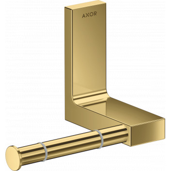 Uchwyt na papier toaletowy, AXOR Universal Rectangular - Złoty Optyczny Polerowany