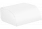 Uchwyt na papier toaletowy z osłoną, AXOR Universal Circular - Biały Matowy