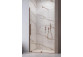 Drzwi przesuwne walk-in Radaway Furo Gold, lewe, ze ścianką, 160x200cm, szkło przejrzyste, profil złoty