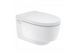 Urządzenie WC z funkcją higieny intymnej Geberit AquaClean Mera Comfort, wisząca miska WC 59,5x38 cm - miska biała z powłoką KeraTect, panel dekoracyjny biały