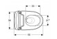 Urządzenie WC z funkcją higieny intymnej Geberit AquaClean Mera Comfort, wisząca miska WC, biały / KeraTect, panel dekoracyjny: biały