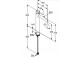 Jednouchwytowa bateria umywalkowa, wysoka 240 mm, KLUDI BOZZ - Biały mat 
