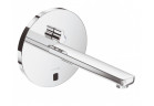 Ścienna bateria umywalkowa, elektroniczna, KLUDI ZENTA - Chrom