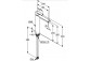 Jednouchwytowa bateria umywalkowa, wysoka, bez zestawu odpł, KLUDI ZENTA SL - Czarny mat