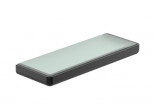 Półka 300 mm z odporną powłoką Everlux, Roca Tempo - Brushed titanium black