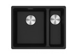 Zlewozmywak do podbudowy Franke Maris MRG 160-34-15 553x433 mm - czarny mat