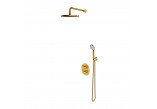 Termostatyczny system prysznicowy podtynkowy, Omnires Y - Złoty szczotkowany