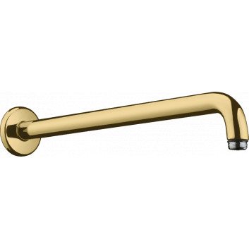 Ramię prysznicowe 38,9 cm, Hansgrohe - Złoty Optyczny Polerowany