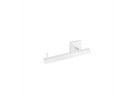 Uchwyt na papier toaletowy bez klapy, Tres Accesorios Banyo - Biel Matowa