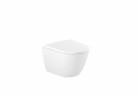 ROCA Miska WC podwieszana Rimless Compacto z deską wolnoopadającą (zestaw)
