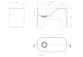 Umywalka meblowa Massi Eno, prostokątna, 120x50cm, konglomeratowa, z przelewem, biała