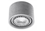 Plafn Sollux Lighting BASIC 1,  GU10/ES111 1x40W, 1x12W LED, beton