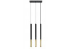 Lampa wisząca Sollux Ligthing MOZAICA 3L, G9 3x12W LED,  czarny/złoto