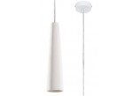 Lampa wisząca Sollux Ligthing ELECTRA ceramiczna, GU10 1x40W, 1x12W LED,  biały