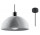 Lampa wisząca Sollux Ligthing PABLITO, E27  1x40W,1x15W LED, szara