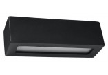 Kinkiet Sollux Ligthing VEGA ceramiczny, E27  1x60W, 1x15W LED, czarny