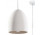 Lampa wisząca Sollux Lighting FLAWIUSZ ceramiczna, E27 1x60W, 1x15W LED,  biały