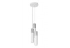 Lampa wisząca Sollux Ligthing BORGIO 3P, GU10 3x40W, 3x12W LED,  biała