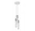 Lampa wisząca Sollux Ligthing BORGIO 3P, GU10 3x40W, 3x12W LED,  biała