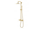 Kolumna Natryskowa Vema Otago, deszczownica Ø25 cm, brushed gold