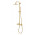 Kolumna Natryskowa Vema Otago, deszczownica Ø25 cm, brushed gold